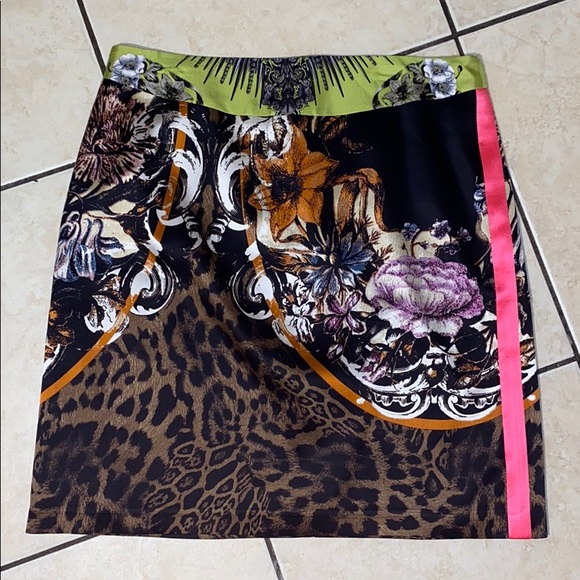 Elie Tahari Dresses & Skirts - Elie Tahari cheetah silk skirt
